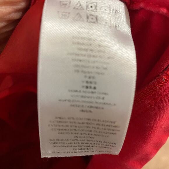 Michael Kors Red Zip Pocket Pants Sz 8 - Picture 8 of 12